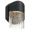 Access Lighting Mist, Outdoor LED Wall Mount, Black Finish, Clear Glass 20043S-LEDDMG-BL/CLR